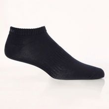 Jockey 7097 Men Cotton Low Show Socks-Black