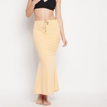 Secrets By ZeroKaata Women Nude Solid Mermaid Fit Wedding Wear Saree Shapewear Petticoat