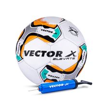 Vector X Elevate Orange Football With Pump (5)