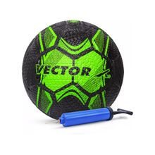 Vector X Street Soccer Green Football With Pump (5)