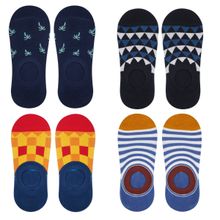 Toffcraft Albury Loafer Multi Color Socks - Pack of 4
