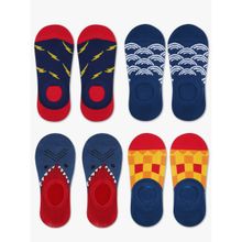 Toffcraft Albury Loafer Multi Color Socks - Pack of 4