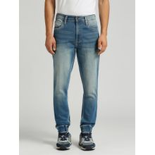 Pepe Jeans Mens Denim Joggers-Blue