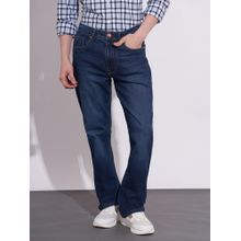 Being Human Men's Dark Blue Boot Cut Jeans