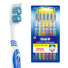 Oral-B Cavity Defense Bacteria Fighter Toothbrush - Soft (Pack of 6)