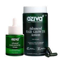 Oziva Advanced Hair Growth Actives Capsules And Oziva Advanced Hair Growth Serum