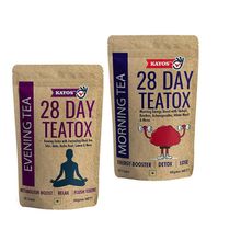 Kayos 28 Day Teatox With Morning Energy Boost And Evening Metabolism Booster Combo For Weight Loss