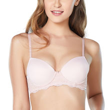 Amante Daisy Lift Padded Wired Push-Up Bra - Pink