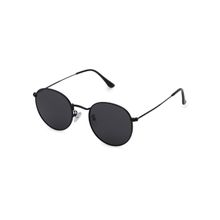 Intellilens Round 100% UV Protect HD Vision Polarized Sunglasses Black
