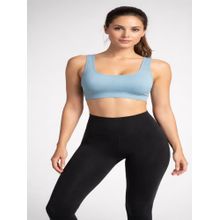 Mod & Shy Women Grey Solid Sports Bra