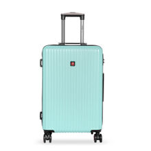 Swiss Brand RIGA Aqua Color ABS Material Hard 24" Medium Trolley (M)