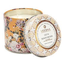 Veedaa Lily & Black Orchid Mason Tin Scented Candle