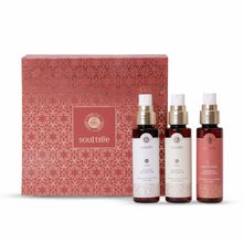SoulTree Pushp Vanam Floral Essentials Face & Body Mist Collection Gift Box