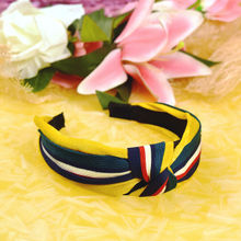 YoungWildFree Multi Colour Stylish Hairband For Women (Yelllow)