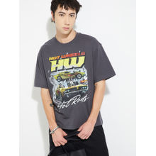 max Grey Hot Wheels Graphic Print Oversized T-shirt