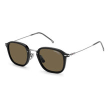 Carrera Sunglasses Bronze Polarized Lens Round Sunglass Black Frame