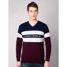 Cantabil Men Wine Sweater
