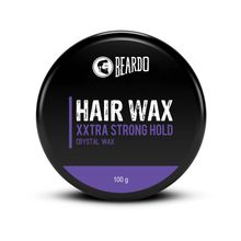 Beardo XXtra Stronghold Hair Wax, Crystal Gel Wax Glossy Finish Extra Strong Hold