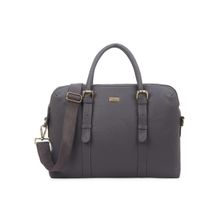 Yelloe Dark Grey Multicompartment Laptop Bag for Men