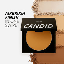 Flicka Candid Velvet Compact Powder Weightless Formula Satin Smooth Finish Perfect Blend