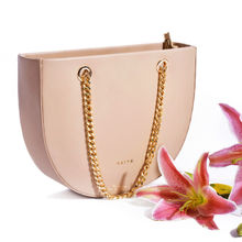 SAFYR Halfmoon Beige Handbag