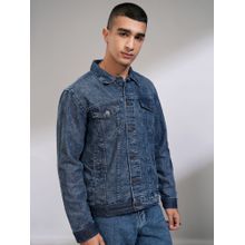 HIGHLANDER Men Denim Jacket-Indigo