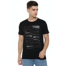 Louis Philippe Jeans Black T-shirt