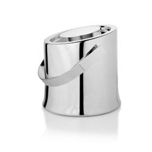 FNS Mirage Double Wall Stainless Steel Insulated Ice Bucket with Lid and Tongs (1.25 LTR)