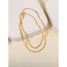 Estele Gold Plated Gehena Lightweight Unisex Chain