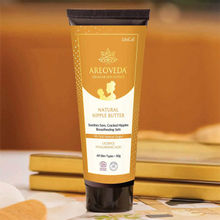 AreoVeda Natural Nipple Butter, Soothes Sore Nipples, Mom and Baby Safe with Licorice and Turmeric