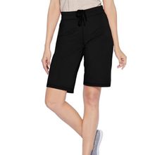 Enamor Essentials E044 Women's City Shorts - Jet Black