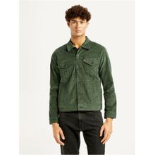 Levi's Men's Checkered Green Trucker Jacket