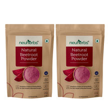 Neuherbs Natural Beetroot Powder for Face, Skin, Hair and to Boost Energy with No Additives