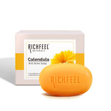 Richfeel Calendula Anti-Acne Soap: Fights Pimples, Blemishes & Promotes Healthy, Luminous Skin