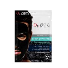 O3+ Alpha Men Energy White Charcoal Face Sheet Mask