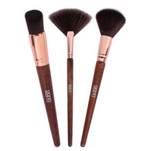 GUBB USA Spotlight Kit Set Of 3 Makeup Brushes (blush Brush, Fan Brush & Buffer Brush)