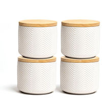 Anko White Jars- Set of 4