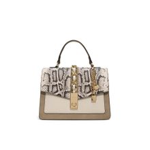 Aldo Aoille Womens Multi-Color Top Handle Handbag With Detachable Strap & Charm