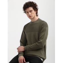 Calvin Klein Textured Relaxed Fit Cotton Sweater