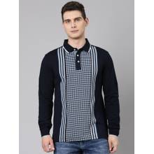 Classic Polo Men'S Multicolour Slim Fit Printed Cotton Polo T-Shirt