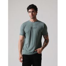 VUDU Green Soft Touch Burnout Regular Fit T-Shirt