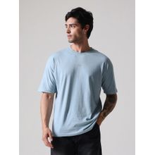 VUDU Blue Soft Pigment Dyed Relaxed Fit T-Shirt