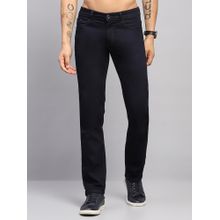 Monte Carlo Men Solid Navy Blue Denim Slim Fit Jeans