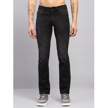 Monte Carlo Men Solid Black Denim Slim Fit Jeans