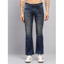 Monte Carlo Men Solid Blue Denim Boot Cut Jeans
