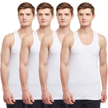BODYX Pack Of 4 Basic Vest - White