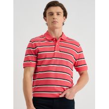 GANT Men Peach Organic Cotton Polo T-Shirt