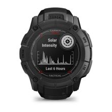 Garmin Instinct 2X Solar Tactical Edition Black Smart Watch with Charging Cable