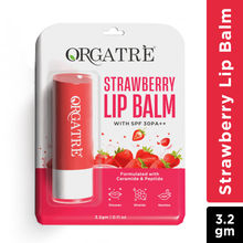 Orgatre Strawberry Lip Balm With Spf30, Ceramide & Peptide F...