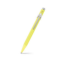 Caran D'Ache 849 Violet Jaune Fluo Ballpoint Pen - Fluo Yellow Pastel